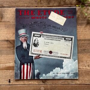 Vintage Patriotic Music magazine: July 1944 The Etude